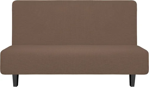 Miniatura 36 de Easy-Going - Funda elástica para futón, cubierta para sofá cama sin brazos, protector de muebles sin reposabrazos con parte inferior elástica