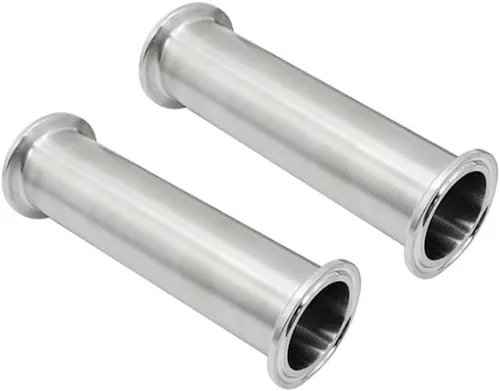 Tubo de carrete sanitario Tri Clamp Tube 2 pulgadas de longitud con 1.5 pulgadas Tri Clamp 1.988 in Férula Brida 304 Tubo redondo sin costura de