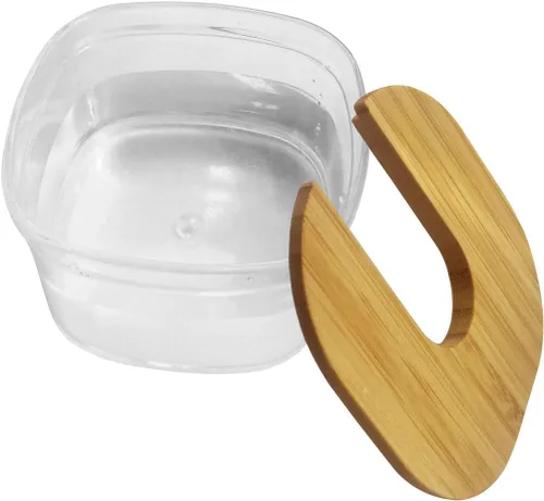 Miniatura 9 de Soporte de enjuague de bambú compatible con AidallsWellup para hombre 5 en 1 con cabezal eléctrico