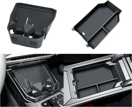 Miniatura 11 de BIBIBO para 2025 BMW X5/X7 Organizador de Bandeja Detrás de la Pantalla 2023-2025 BMW X5/X7/X6 G07 20 Bandeja de Almacenamiento del Tablero 2025