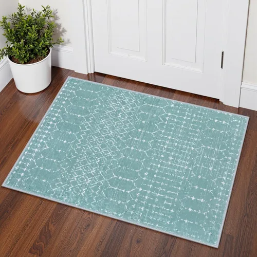 Miniatura 58 de Lahome Alfombras marroquíes para pasillos 2x8 Beige Alfombra de pasillo lavable antideslizante resistente a las manchas Alfombra de cocina