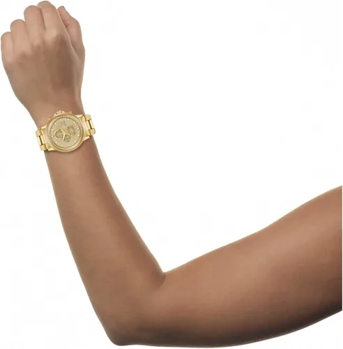 Miniatura 3 de Citizen Eco-Drive Weekender Cronógrafo Reloj para hombre acero inoxidable tono dorado Modelo FB3002-53P