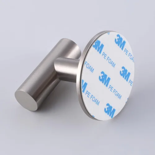 Miniatura 6 de Zuvky Ganchos autoadhesivos de acero inoxidable 304 resistentes sin clavos para baños, cocina, sala de estar, garaje, hotel, toallero, paquete de 2