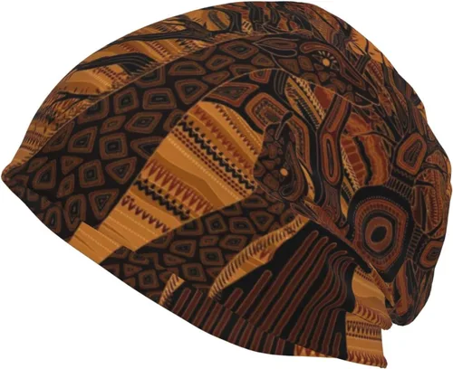 Miniatura 41 de Gorro africano holgado para adultos, tejido elástico, de calavera, gorro de invierno para exteriores para mujeres y hombres