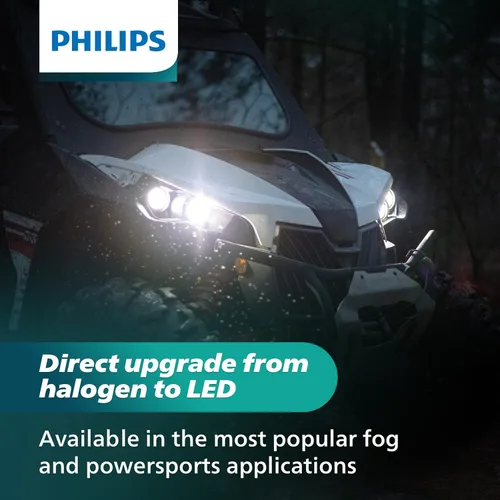 Miniatura 9 de Philips UltinonSport H8/H16 Bombilla LED para Luz Antiniebla y Faros de Motos y Vehículos Deportivos, 2