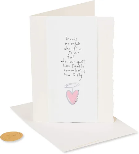 Miniatura 4 de Tarjeta de amistad religiosa Papyrus (Nuestros amigos son ángeles)