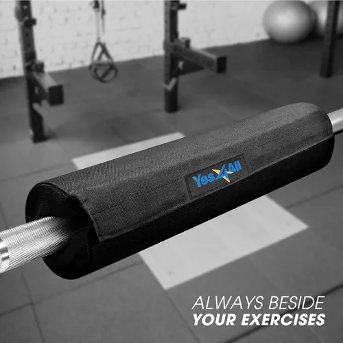 Miniatura 3 de Yes4All Ergonomic Foam Bar Pad, Olympic Barbell Squat & Neck Pad for Squats, Hip Thrusts & Weight Lifting Bar B. Almohadilla de barra