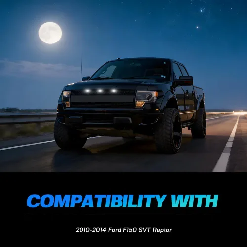 Miniatura 8 de Kits de luces LED F150 para parrilla delantera 2010-2014 Ford F150 SVT Raptor Pick Up 2017-2019 Ford Raptor parrilla delantera Kits de luces