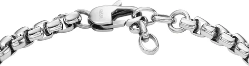 Miniatura 3 de Fossil - Pulsera de identificación de acero inoxidable chapado para hombre, de regalo personalizada, grabable
