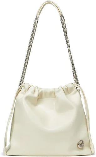 LA FESTIN - Bolso de mano de piel para mujer, elegante bolso con correa de cadena, de lujo, suave, a la moda para el trabajo