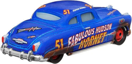 Miniatura 3 de Disney Cars 3 Dirt Track Fabuloso Hudson Hornet Vehículo fundido a presión