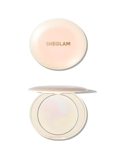 Miniatura 6 de SHEGLAM Magic Veil Setting Polvo de acabado prensado en polvo impermeable y control de aceite, ajuste hidratante y no secado-Alabastro