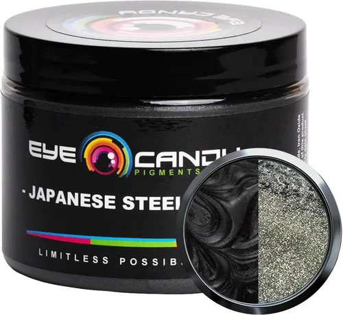 Miniatura 10 de Eye Candy Pigments - Polvo de mica gris de alta calidad, color gris fósil (1.76 oz), para epoxi, resina, jabón, pintura, carpintería, vertido