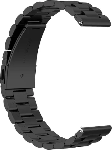 Miniatura 5 de Correa de liberación rápida compatible con SKG V7/V7 Pro Smart Watch Band para mujeres y hombres, correa de repuesto de acero inoxidable de metal