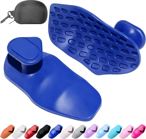 Miniatura 11 de Agarres de silicona para levantamiento de pesas, guantes de entrenamiento alternativos para hombres, agarre antideslizante para entrenamiento