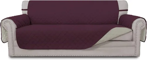 Miniatura 122 de Easy-Going - Funda para sofá, futón y sillón sin reposabrazos, reversible, resistente al agua, para mascotas y niños (azul oscuro/azul claro)
