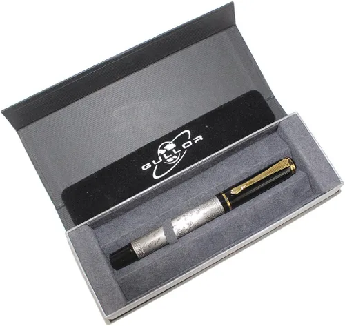 Miniatura 2 de Gullor Bolígrafo con caja, talla de forma de caballos - Gris