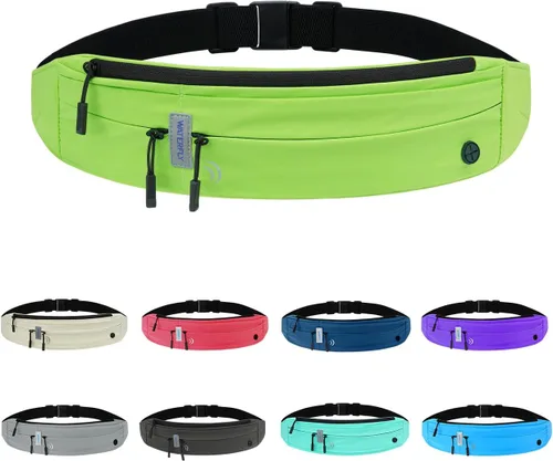 Miniatura 11 de WATERFLY Riñonera para correr con cinturón de carrera: Corredor Maratón Jogging Riñonera Deportiva Ejercicio Ejercicio Fitness Soporte para Teléfono