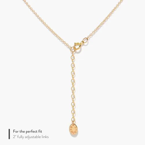 Miniatura 8 de BENIQUE Collar delicado para mujeres y niñas plata de ley 925 maciza o metales rellenos de oro de 14 quilates cadena fina colgante significativo