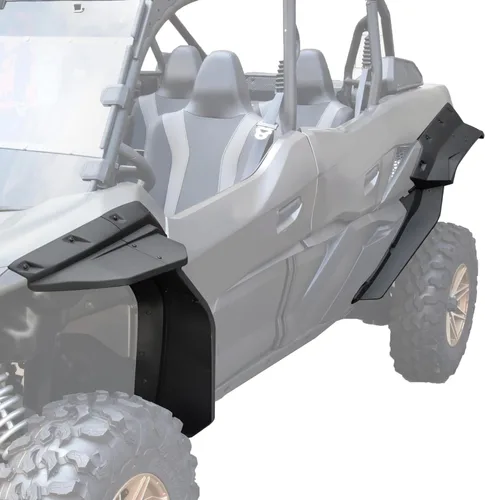 SAUTVS XXL Defensas guardafangos más anchas para Kawasaki Teryx KRX4 1000, defensas guardabarros delanteras y traseras extendidas para Kawasaki