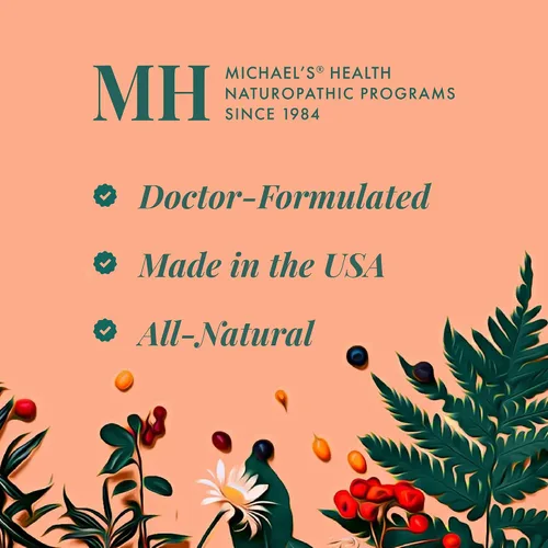 Miniatura 7 de Michael's Naturopathic Programs Vitamina D3 con K2-5000 IU, 90 tabletas masticables - Sabor a albaricoque, suplemento de apoyo del sistema