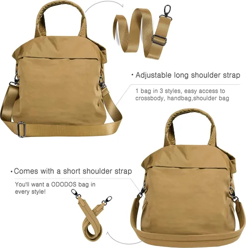 Miniatura 3 de ODODOS Bolsos Hobo Multi 2.0 con 2 correas para mujer, bolsos de mano, bolsos cruzados