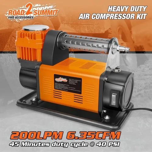 Miniatura 2 de Compresor de Aire con Medidor de Presión Digital Kit de Inflador de Neumáticos, Inflador Portátil de 12V de Alta Resistencia 7.06 pies³/Min, Máx 135