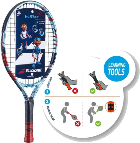 Miniatura 2 de Babolat Ballfighter - Raqueta de tenis con pelotas de tenis para niños para jugar y quedarse, el mejor juego de tenis para niños menores de 4 años