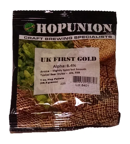 Miniatura 32 de HopUnion 2014A importó pellets de lúpulo para la fabricación de cerveza casera (melón alemán-casco), 1 oz
