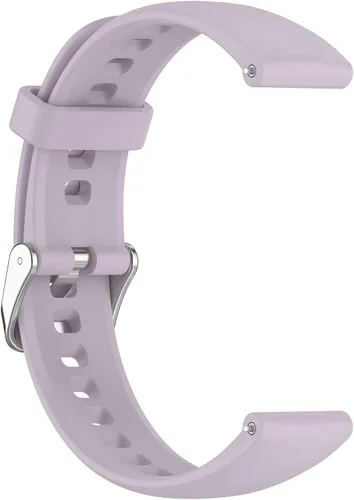 Miniatura 3 de Senter Banda de liberación rápida de silicona suave de 0.630 in para Huawei Watch Fit Mini Smart Watch Púrpura