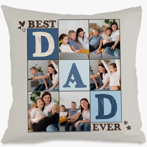 Miniatura 11 de Personalized One Picture Pillow Cover with Custom Text Allowing You to Create a Memorable Cushion Design That fits Your Sofa or Bedroom While