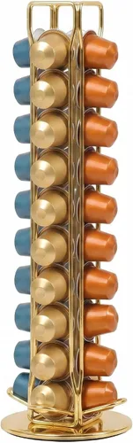 Miniatura 10 de Soporte para cápsulas de café Nespresso OriginalLine, soporte giratorio para cápsulas de café, organizador de estación de café, estante