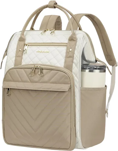 Miniatura 7 de KROSER Mochila para Laptop de 17" Elegante Mochila Repelente al Agua Mochila Casual Universitaria de Día con Puerto USB Bolsa de Trabajo de Viaje