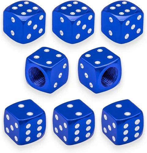 Miniatura 17 de 8 piezas de tapas de vástago de válvula de neumático, tapas de válvula de neumático de acero inoxidable, tapas de válvula de rueda para autos