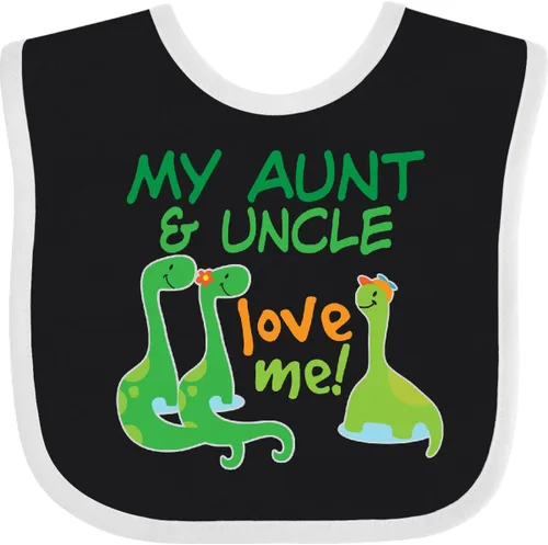 Miniatura 8 de inktastic My Aunt and Uncle Love Me Dinosaur Baby Bib