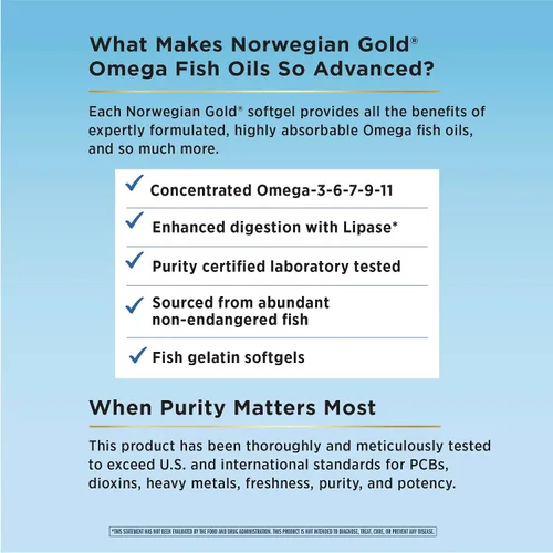 Miniatura 3 de Renew Life Norwegian Gold - Aceite de pescado para adultos, omega súper crítico, suplemento de aceite de pescado omega-3, sin gluten ni lácteos, 60