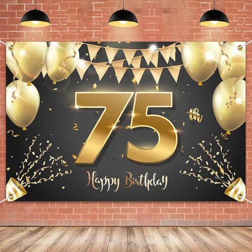 Miniatura 34 de HAMIGAR Fondo de pancarta de feliz cumpleaños número 10 de 6 x 4 pies, decoraciones de cumpleaños de 10 años, suministros de fiesta para niñas