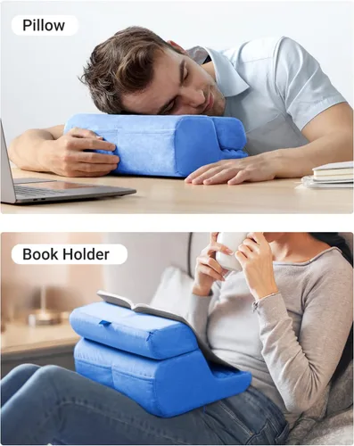 Miniatura 8 de UGREEN - Soporte de tableta para almohada en la cama con soporte suave para el regazo con 3 ángulos de visión ajustables, accesorios para el hogar