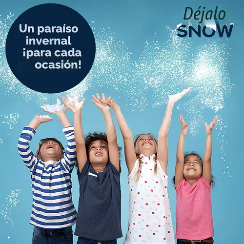 Miniatura 9 de Let it Snow Nieve Falsa Instantánea para Slime - Fabricada en los Estados Unidos, Suave, Segura y Fácil de Usar Polvo de Nieve Artificial - Nieve