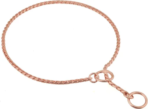 Miniatura 20 de Alvalley Collar de cadena de metal para exhibición de perros, collar deslizante para mascotas para espectáculos, collar de cadena de serpiente