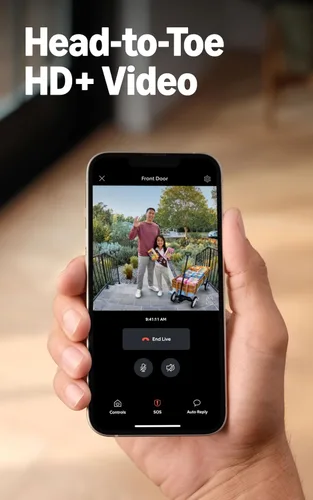 Miniatura 3 de Ring Battery Doorbell Plus, Video de cuerpo completo en HD+, alertas y detección de movimiento, y audio bidireccional