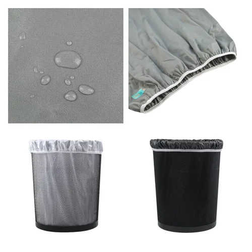 Miniatura 4 de ALVABABY Paquete de 2 cubos de pañales reutilizables para pañales de tela, bolsa de basura, lavandería, se adapta a cubos de basura de 13.3 galones