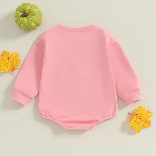 Miniatura 65 de FYBITBO Traje de Halloween para recién nacido, niña y niño, espeluznante temporada, mameluco con burbujas para otoño, Halloween, ropa de bebé