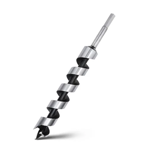 Miniatura 33 de Broca helicoidal de 0.94 x 11.8 pulgadas para madera, broca helicoidal con vástago hexagonal para madera blanda, madera dura, plástico