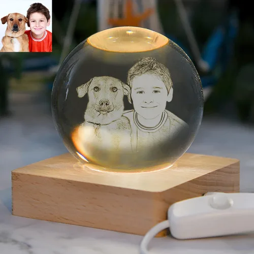 Miniatura 8 de Foto de cristal personalizada, regalos personalizados con tu propia foto para mamá, papá, pareja, familia, impresión en color personalizada, regalos