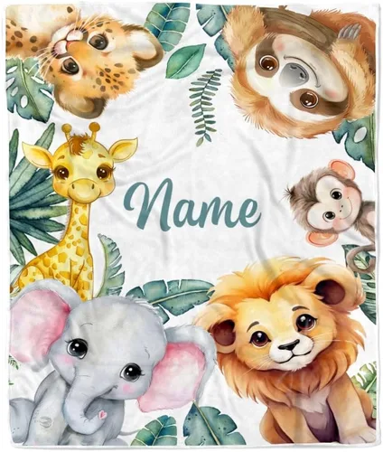 Miniatura 25 de Manta personalizada con nombre de tortuga para bebé, niño, niña, mar, recién nacido, hijo, hija, nieta, sobrina, cumpleaños, Navidad, manta de forro