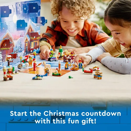 Miniatura 6 de LEGO City - Calendario de Adviento 2022 (60352) - Juego de juguetes de construcción para niños, niños y niñas a partir de 5 años; incluye un tapete