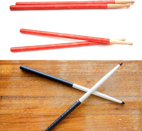 Miniatura 5 de PATIKIL Cinta para baqueta, agarre para baqueta, antideslizante, 6 piezas de 1 pulgada de ancho y 3.3 pies para percusión de tambor, accesorios