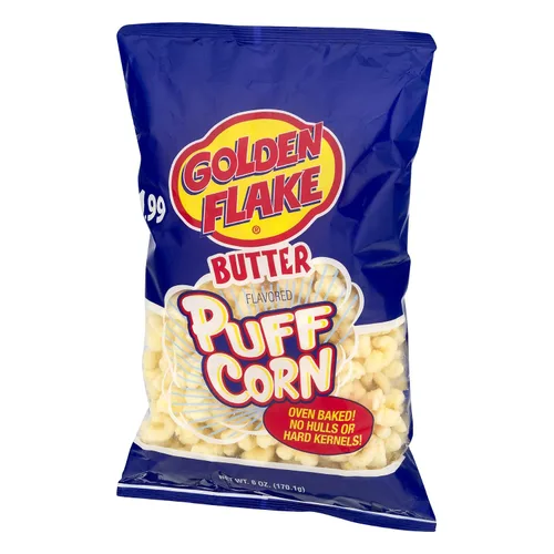 Miniatura 4 de Golden Flake Mantequilla de maíz de hojaldre, bolsas de 6 onzas (paquete de 4)