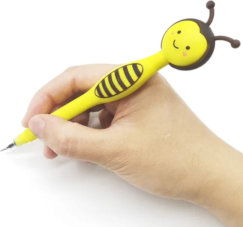 Miniatura 2 de RONYOUNG 22 bolígrafos de gel de tinta de abeja de dibujos animados, bolígrafos de punta fina, rotuladores de firma, recuerdos de fiesta de abejas